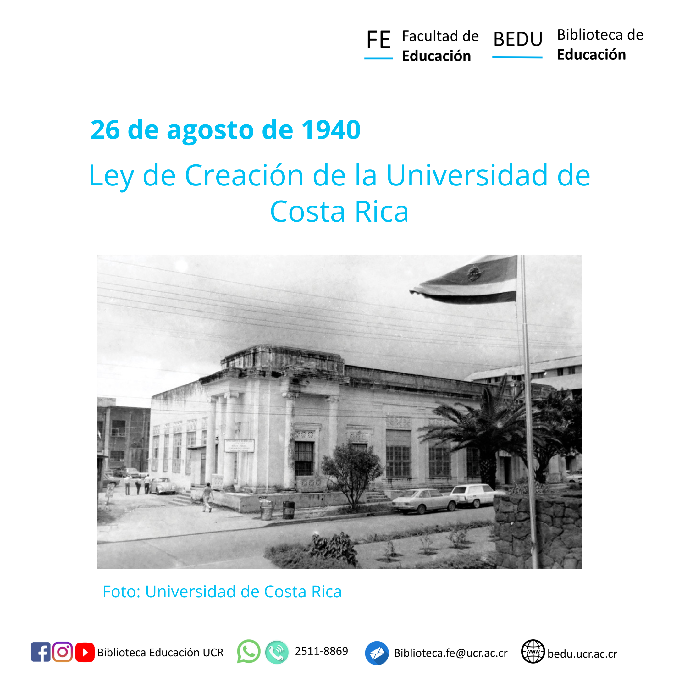 Ley de Creación de la Universidad de Costa Rica