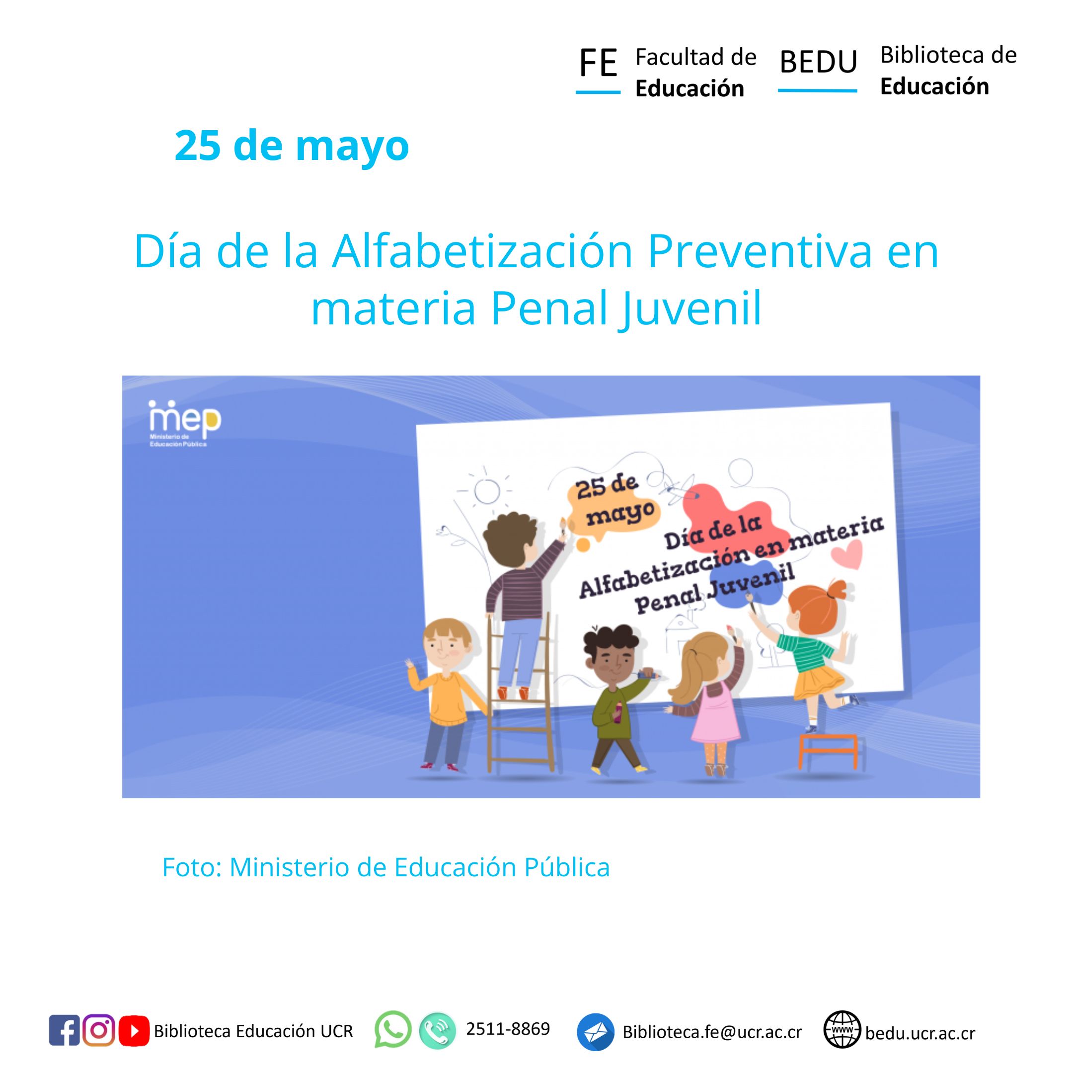 Día de la Alfabetización Preventiva en materia Penal Juvenil